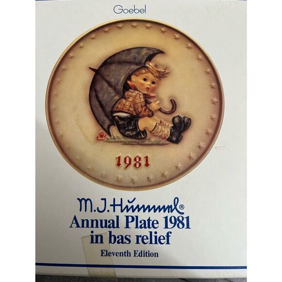1981 M.J. Hummel Annual Plate 1981 New In Box - Picture 7 of 11